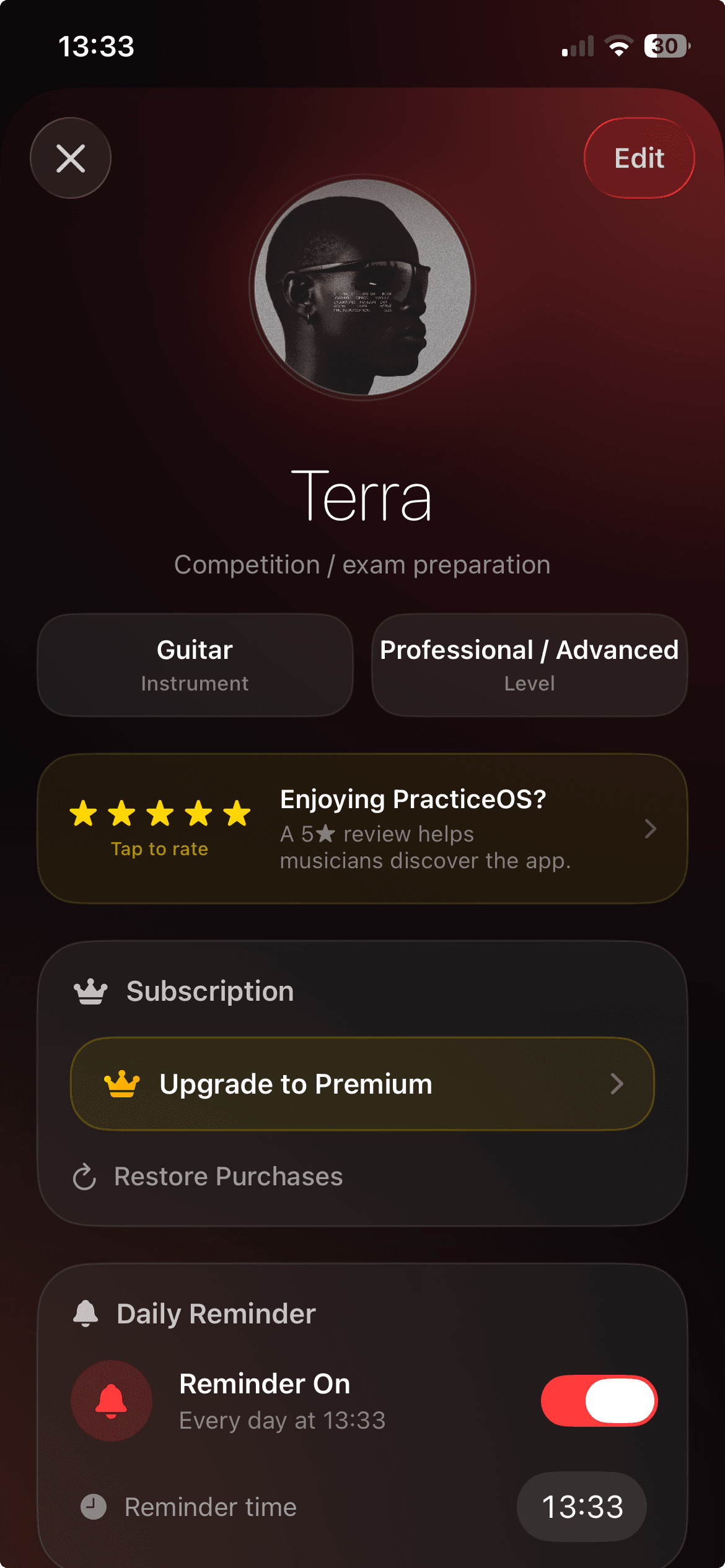 practiceOS screenshot 4