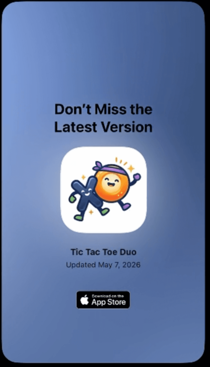Tic Tac Toe Duo app screenshot